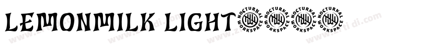 LEMONMILK Light字体转换